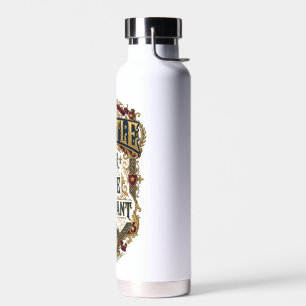 Hustle For The Life You Want - Royal Lion Crown Water Bottle