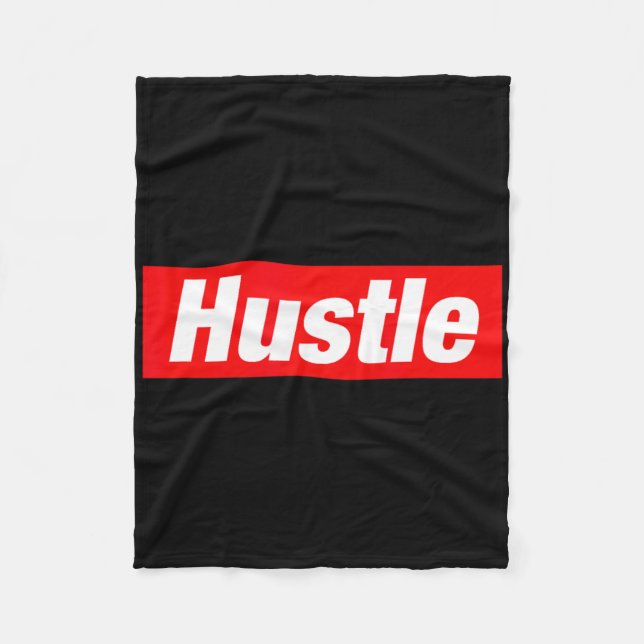 Hustle Hip Hop Rap Rapper Freestyle Break Dance Bb Fleece Blanket (Front)