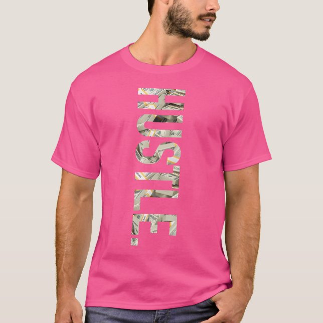 Hustle Money Stack Entrepreneur Christmas Tee (Front)