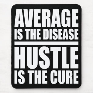 Hustle - Motivational Words Mouse Mat