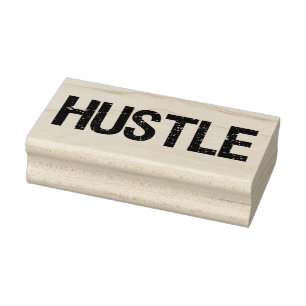 Hustle Rubber Stamp