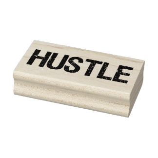 Hustle Rubber Stamp