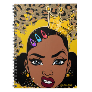 Hustle Skills Birthday Present Sista Queen Merry C Notebook