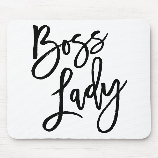 Hustle Trendy Lettering Mouse Mat (Front)