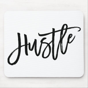 Hustle Trendy Lettering Mouse Mat