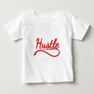 Hustle Typography Art Baby T-Shirt