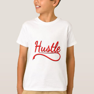 Hustle Typography Art T-Shirt