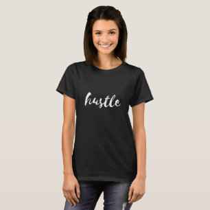 Hustle women's black t-shirt