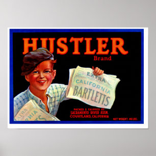 Hustler Bartletts Poster