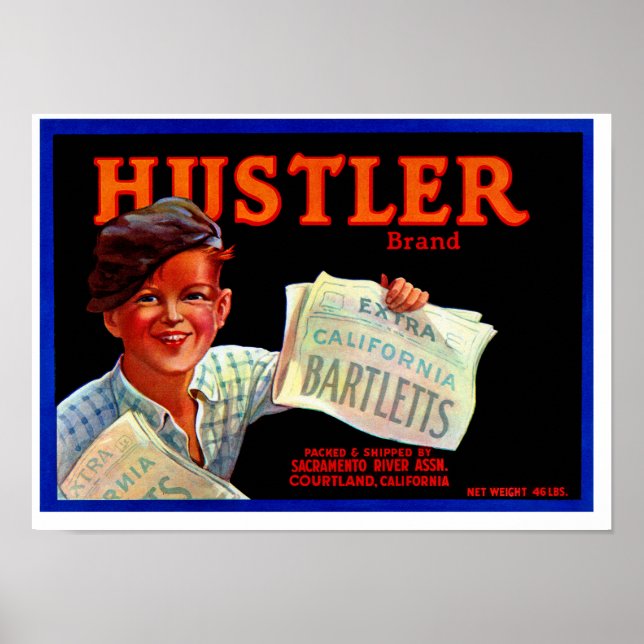 Hustler Bartletts Poster (Front)