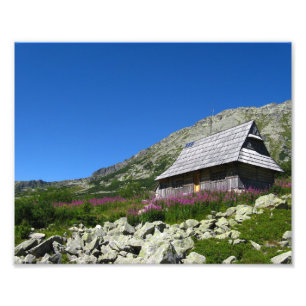 Hut in the Five Ponds Valley, Tatras Photo Print