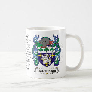 Hutchinson Family Coat of Arms Mug