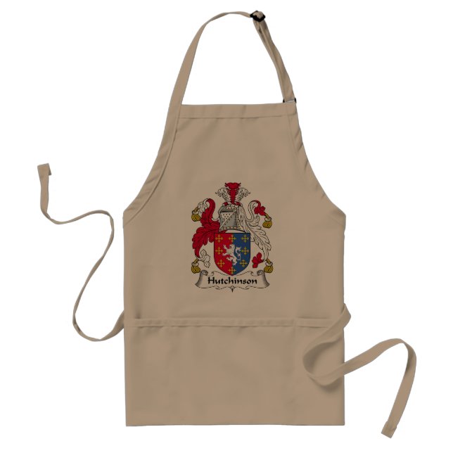 Hutchinson Family Crest Standard Apron (Front)