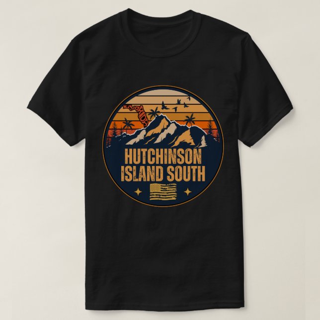 Hutchinson Island South, Florida  T-Shirt (Design Front)