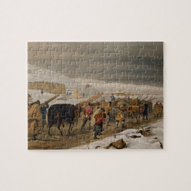 Huts and Warm Clothing for the Army, plate from 'T Jigsaw Puzzle (Horizontal)