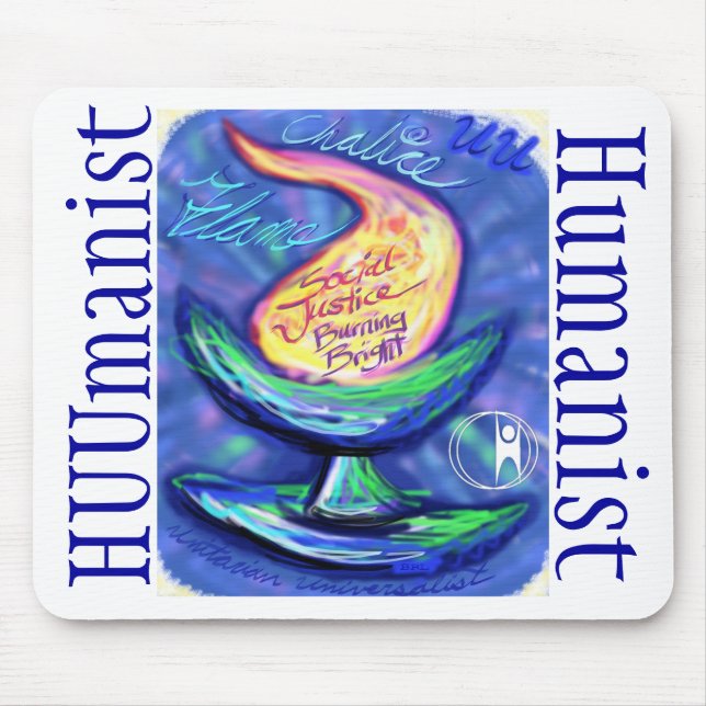 HUUmanist Chalice.jpg Mouse Mat (Front)