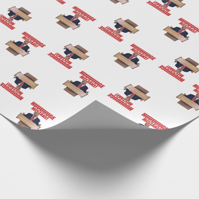 Huuuuuge Mistake Donald Trump Wrapping Paper (Corner)