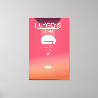 Huygens Titan Space Art Canvas Print