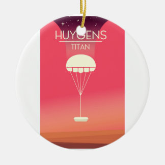 Huygens Titan Space Art Ceramic Tree Decoration