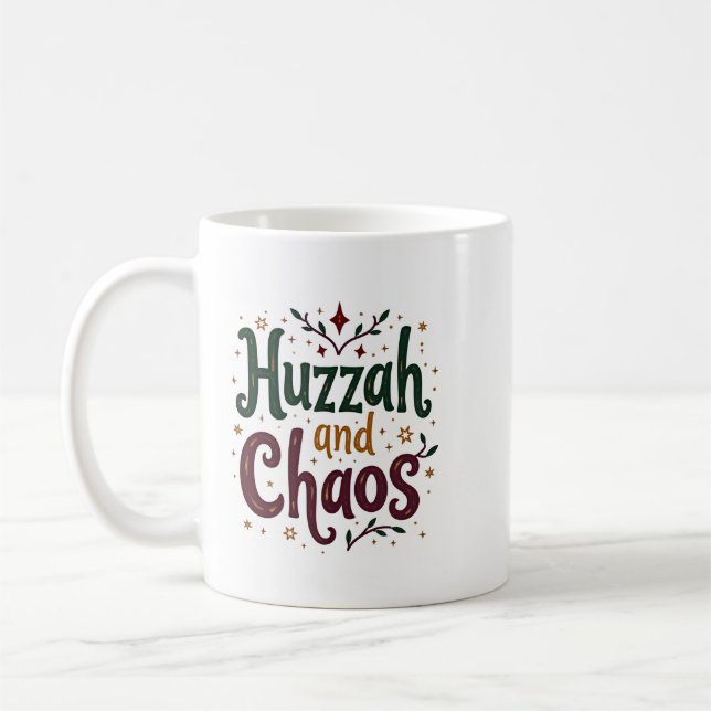 Huzzah and Chaos Renaissance Faire Mug (Left)