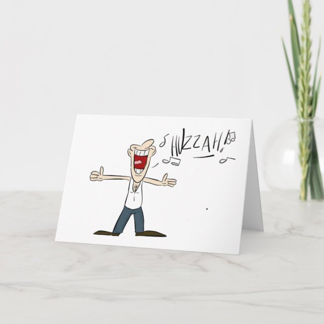 Huzzah! Card (Front)