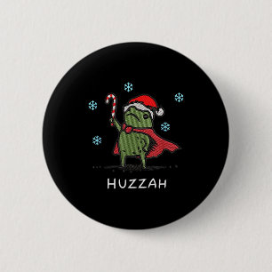 Huzzah Frog Knight Funny Sword Meme Quote Christma 6 Cm Round Badge