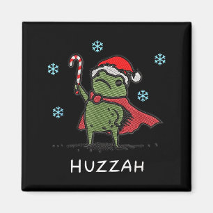Huzzah Frog Knight Funny Sword Meme Quote Christma Magnet