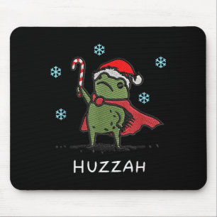 Huzzah Frog Knight Funny Sword Meme Quote Christma Mouse Mat