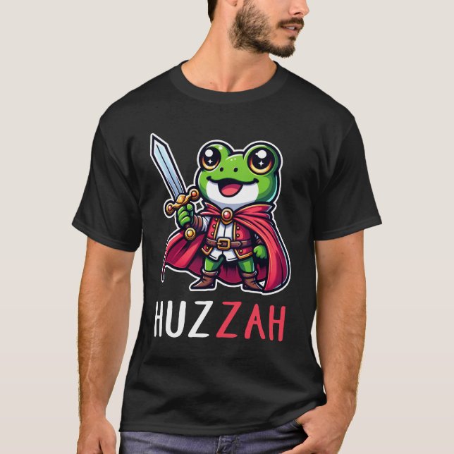 Huzzah Frog T-Shirt (Front)