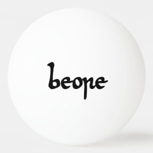 Huzzah! {Medieval Typography} Ping Pong Ball