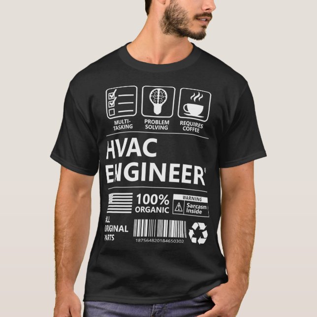 HVAC Engineer Funny Gift  T-Shirt (Front)
