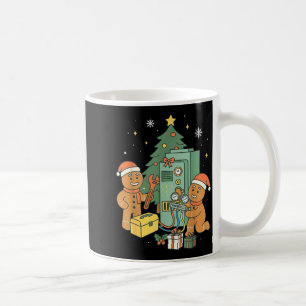 Hvac Gingerbread Christmas Technician Construction Coffee Mug
