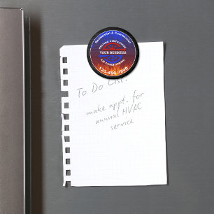 HVAC Heating and Air Conditioning Magnet