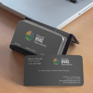 HVAC Heating and Cooling Specialists Business Card