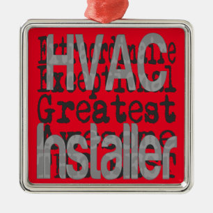 HVAC Installer Extraordinaire Metal Tree Decoration