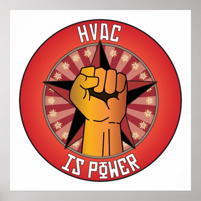 Hvac Is Power Poster (Front)