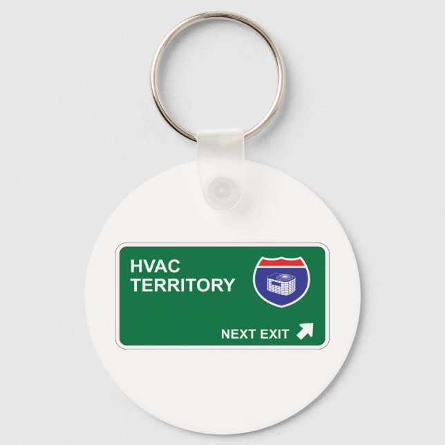 HVAC Next Exit Key Ring (Front)