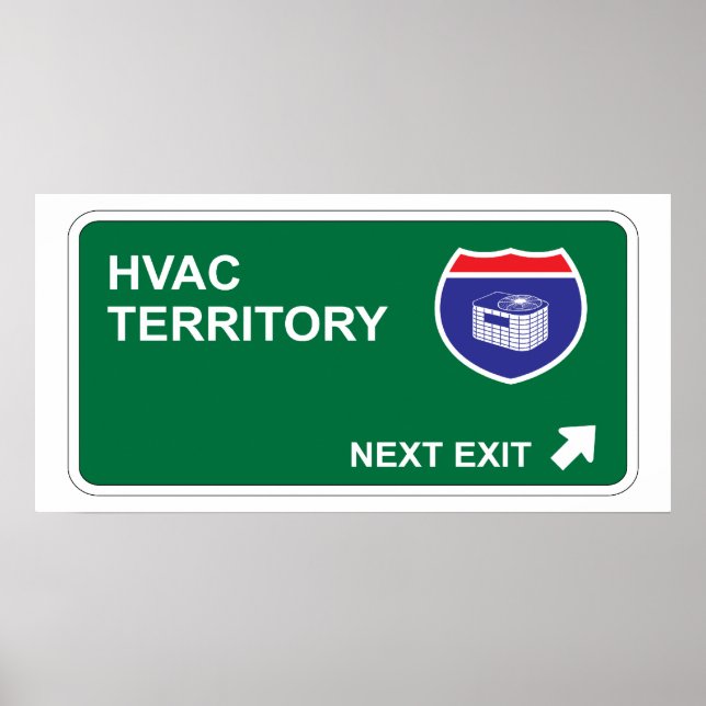 HVAC Next Exit Poster (Front)