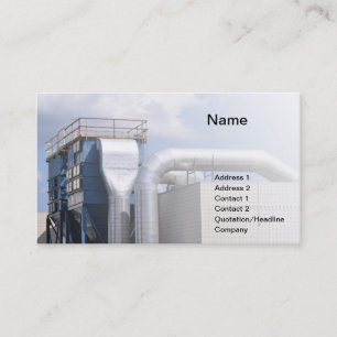 hvac or refrigeration equipment business card
