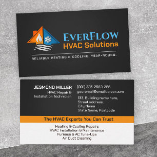 HVAC Services Business Card