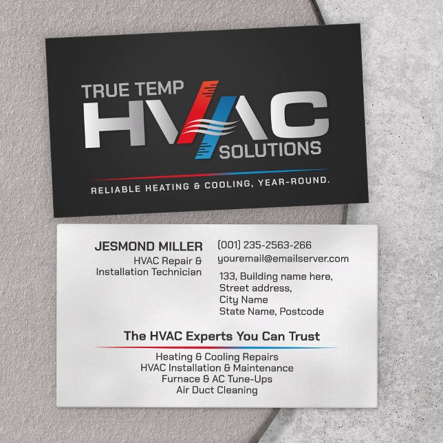 HVAC Services  Business Card (Creator Uploaded)