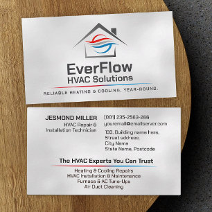 HVAC Services  Business Card