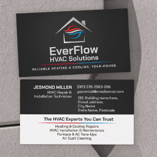 HVAC Services Business Card