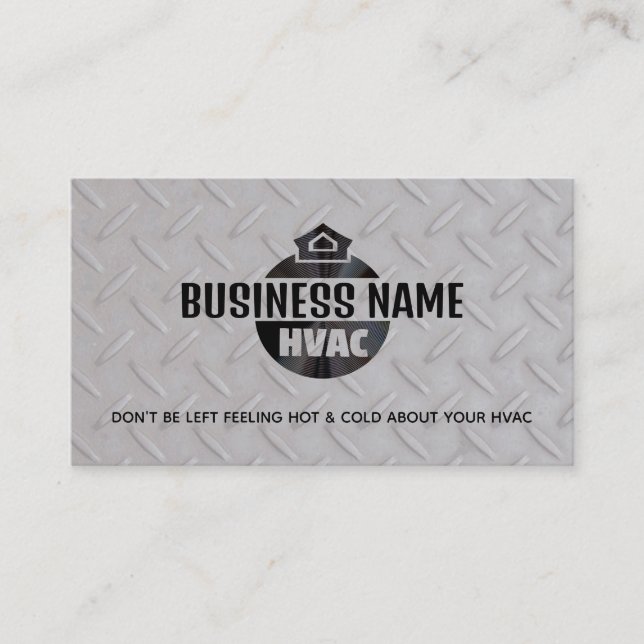 HVAC Slogans Business Cards (Front)
