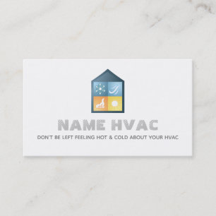 HVAC Slogans Business Cards