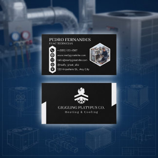 HVAC Technician Business Card