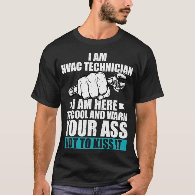 HVAC Technician Funny Gift  T-Shirt (Front)
