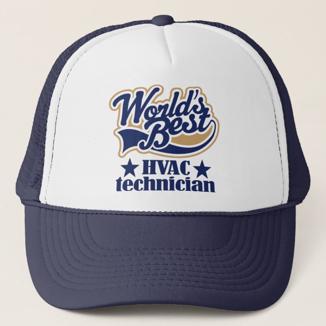 Hvac Technician Gift Trucker Hat (Front)