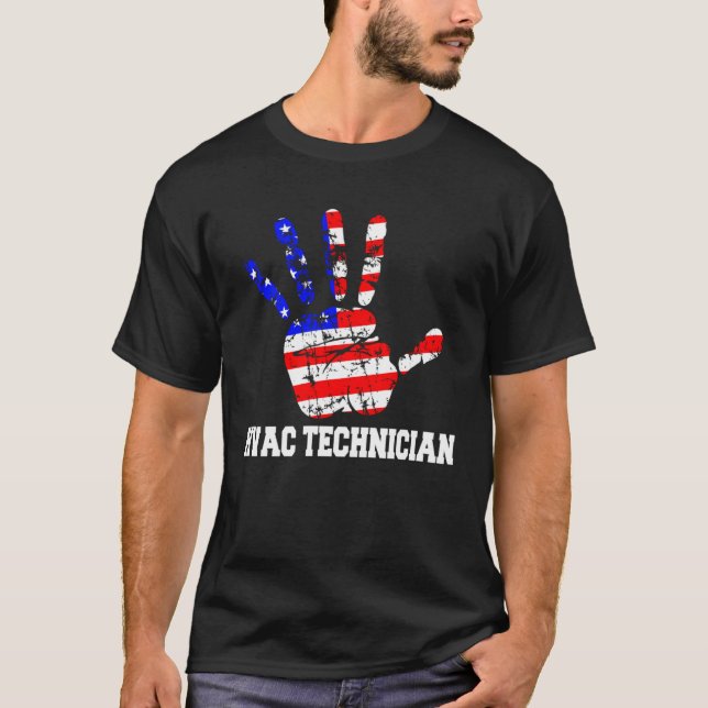 HVAC Technician Hardwork  HVAC Tech T-Shirt (Front)