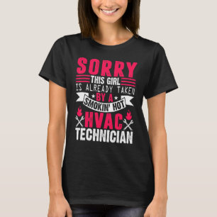 Hvac Technician Wife Mechanic Service Hvacr Tech I T-Shirt